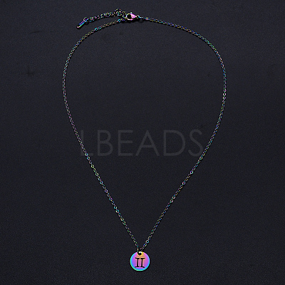 201 Stainless Steel Pendants Necklaces LS-NJEW-S105-JN627-3-1