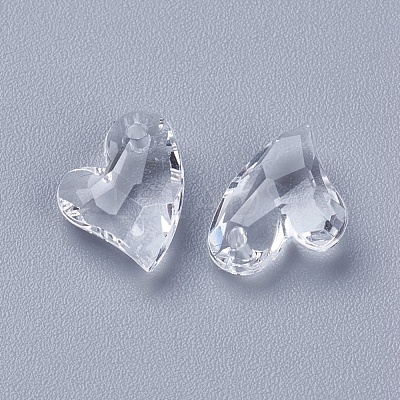 Transparent Acrylic Charms MACR-G055-11mm-02X-1