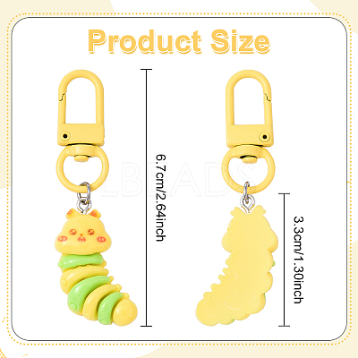 Resin Pendants Decoration HJEW-YW00087-01-1