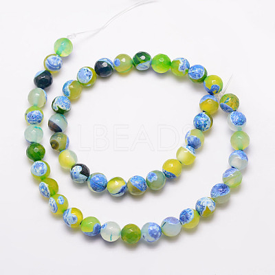 Natural Fire Crackle Agate Bead Strands G-K166-06F-10mm-08-1