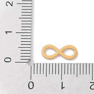 Golden Plated 304 Stainless Steel Charms STAS-K286-03L-G-1