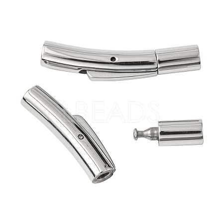 Tarnish Resistant 316 Surgical Stainless Steel Bayonet Clasps X-STAS-I013-3mm-1