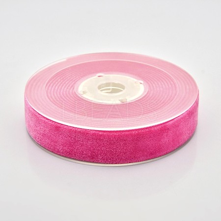 Polyester Velvet Ribbon for Gift Packing and Festival Decoration SRIB-M001-19mm-175-1