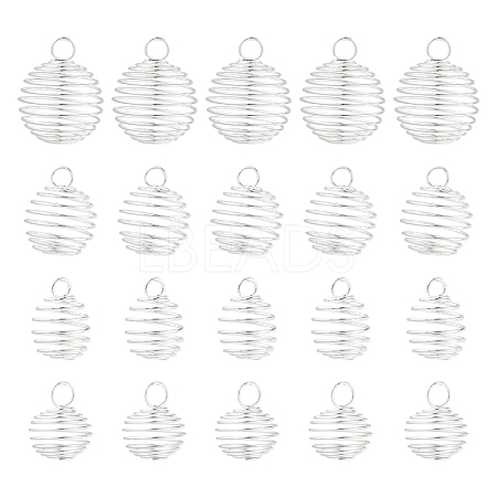 20Pcs 4 Styles Iron Wire Pendants FIND-FS0003-39-1