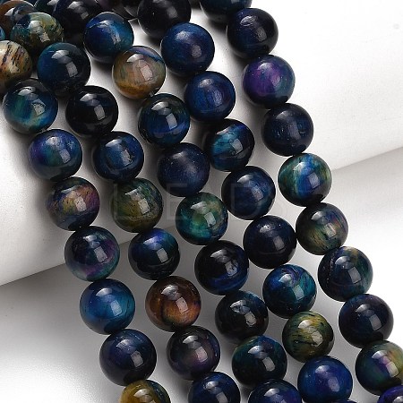 Natural Tiger Eye Beads Strands LS-G-F591-18-10mm-09-1