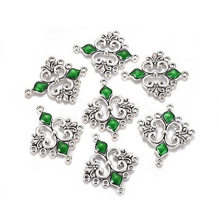 Alloy Enamel Chandelier Component Links X1-ENAM-EA9734Y-3-1