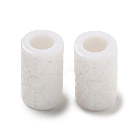 Opaque Acrylic European Beads SACR-L007-002B-1