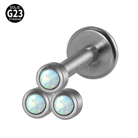 G23 Titanium Threadless Labrets WG33C7B-12-1