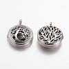 Natural Obsidian Pendants G-G910-B12-2