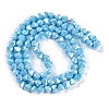 Electroplate Glass Beads Strands EGLA-B009-05A-07-3