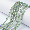 Electroplate Glass Beads Strands EGLA-A034-J4mm-F02-1