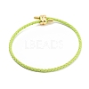 Braided Steel Wire Bracelets Making BJEW-H610-02G-3