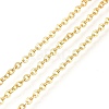 Rack Plating Brass Cable Chains CHC-M001-01G-02-1