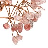Natural Strawberry Quartz Chips Tree of Life Decorations DJEW-C016-02C-2