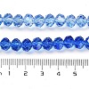 Transparent Painted Glass Beads Strands DGLA-A034-T8mm-A01-3