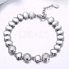 925 Sterling Silver Charm Bracelets BJEW-BB32763-4