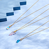 Grade AA Brass Ice Pick Pinch Bails for Pendant Making KK-PH0001-35G-NR-5