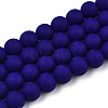 Opaque Glass Beads Strands GLAA-T032-P8mm-MD03-1