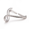 Rack Plating Brass Micro Pave Cubic Zirconia Ice Pick Pinch Bails KK-B056-01P-3