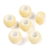 Glazed Porcelain Rondelle Beads PORC-Q219-13x9-F25-1