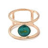 Alloy with Turquoise Round Finger Ring for Women FS-WGC40FF-04-2