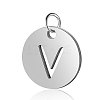 Non-Tarnish 304 Stainless Steel Charms STAS-S105-T514S-V-1