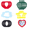 20Pcs 5 Style Star Wool Felt Frame Newborn Growth Milestone Blanket Photo Props Photo Frame DIY-AR0001-96-1