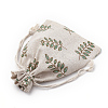 Polycotton(Polyester Cotton) Packing Pouches Drawstring Bags ABAG-S003-05A-3
