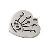 Non-Tarnish 304 Stainless Steel Charms STAS-S123-03P-07-2