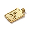304 Stainless Steel Pendants STAS-L022-306G-01-2