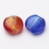 Handmade Silver Foil Glass Beads SLF20MMY-1-2