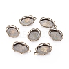 Tibetan Style Pendant Cabochon Settings X-TIBEP-0581-AB-LF-1