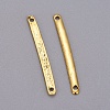 Tibetan Style Bar Links connectors TIBE-A14039-AG-FF-2