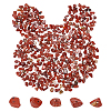 SUNNYCLUE Natural Red Jasper Chip Beads G-SC0001-28-1