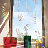 Flower Rainbow Prism Electrostatic Window Stickers PW-WG7E5CE-01-4