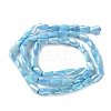 Ombre Effect Dyed Glass Beads Strands GLAA-I059-01C-2