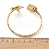 Ocean Theme 304 Stainless Steel Cuff Bangles BJEW-T026-01G-05-2