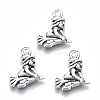 Tibetan Style Alloy Pendants TIBE-N010-09AS-RS-1