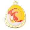 Alloy Enamel Pendants PALLOY-S034-02KCG-F-1
