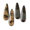 Natural Picasso Jasper Pendants G-Q161-08A-3