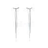 Stainless Steel Tassel Stud Earrings for Women FY8270-1
