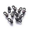 304 Stainless Steel Lobster Claw Clasps Ion Plating(IP) STAS-G201-06A-B-1