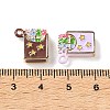 Alloy Enamel Pendants AL-CBAEAA8-09-3
