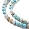 Natural Howlite Beads Strands G-C025-02A-07-4