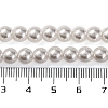 Baking Paint Pearlized Glass Pearl Round Bead Strands PEAR-H019-02B-04-5