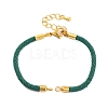 Nylon Cords Bracelet Makings Fit for Connector Charms AJEW-P116-02G-29-1