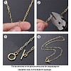 Soldered Brass Paperclip Chains CHC-G005-06G-01-12