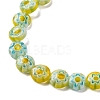 Handmade Millefiori Lampwork Beads Strands LAMP-G164-11K-3