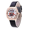 Women's Imitation Leather Quartz Wristwatches WACH-E027-10B-1