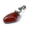Natural Carnelian(Dyed & Heated) Pendants G-K338-42AS-06-2